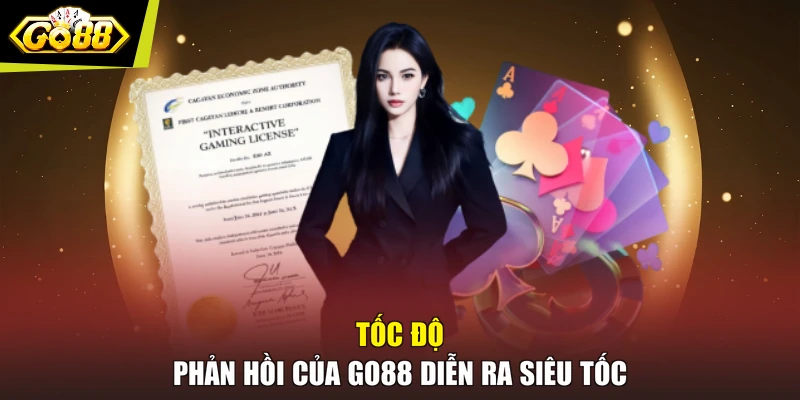 Tốc độ phản hồi của GO88 diễn ra siêu tốc
